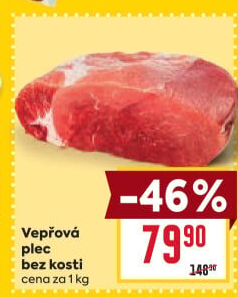 Vepřová plec bez kosti