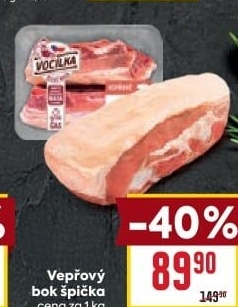 Vepřový bok špička Vocílka