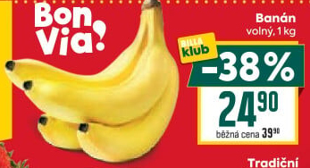 Banány Billa Bonvia