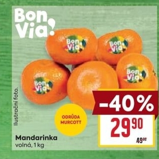 Mandarinky Billa Bonvia