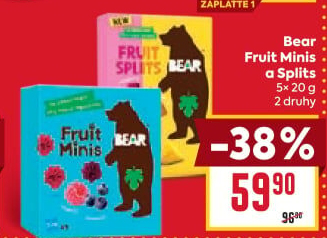 Ovocné tlapky minis Bear Fruits