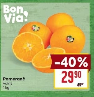 Pomeranče Billa Bonvia
