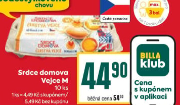 Vejce z podestýlky M Srdce Domova