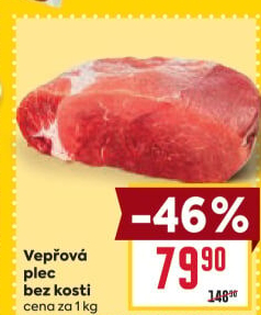 Vepřová plec bez kosti
