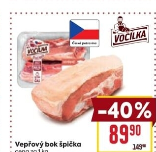 Vepřový bok špička Vocílka