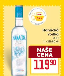 Vodka Hanácká