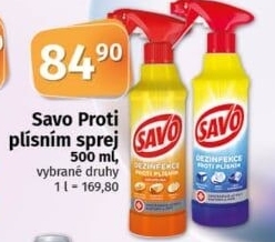 Čistič proti plísním Savo