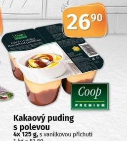Dezert pudink Coop Premium