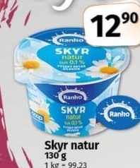 Dezert zakysaný Skyr Ranko