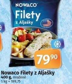 Filety mražené z Aljašky Nowaco
