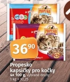 Kapsičky pro kočky Propesko