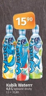 Ochucená voda Waterrr Kubík