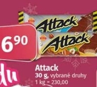 Oplatky Attack Sedita