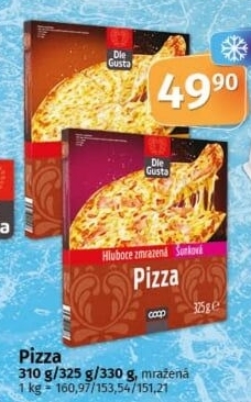 Pizza mražená Dle Gusta