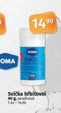 Svíčky hřbitovní Doma - náplň