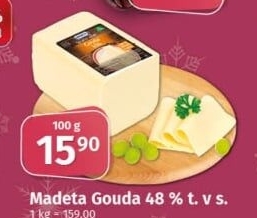 Sýr Gouda 48% Madeta