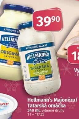 Tatarská omáčka Hellmann'