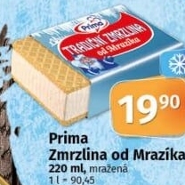 Tradiční zmrzlina od Mrazíka Prima