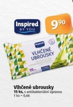 Vlhčené ubrousky antibakteriální Inspired By You
