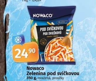 Zeleninová směs pod svíčkovou mražená Nowaco