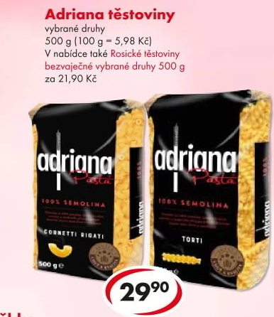 Těstoviny bezvaječné Rosické