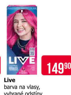 Barva na vlasy Live Schwarzkopf