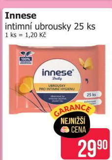 Innese intimní ubrousky