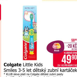 Kartáček na zuby dětský Smiles Colgate