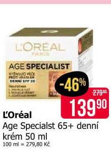Krém pleťový proti vráskám Age Specialist L'