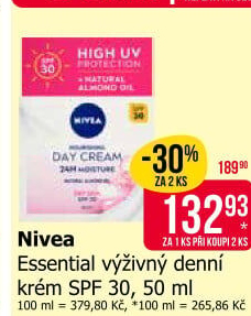 Krém pleťový výživný SPF 30 Essentials Nivea