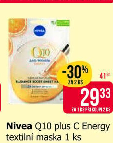 Maska textilní pleťová Q10 Nivea
