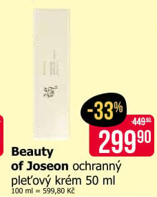 Ochranný pleťový krém Beauty Of Joseon