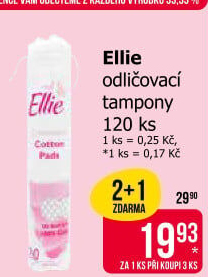 Odličovací tampony Ellie