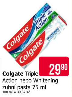 Pasta na zuby Triple Action Colgate