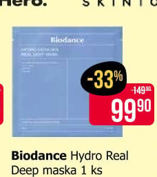 Pleťová maska Biodance