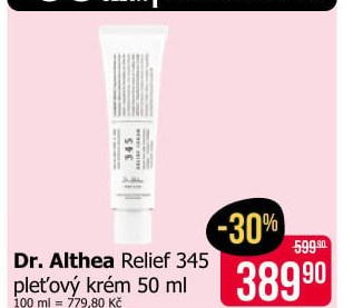 Pleťový krém 345 Relief Dr. Althea