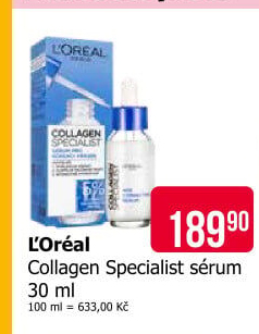 Sérum pleťové Collagen Specialist L'