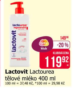 Tělové mléko Lactovit