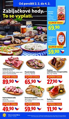 akční leták Lidl 2.2.2026-4.2.2026