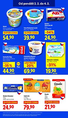 akční leták Lidl 2.2.2026-4.2.2026