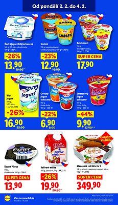 akční leták Lidl 2.2.2026-4.2.2026