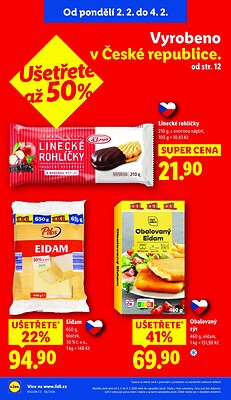 akční leták Lidl 2.2.2026-4.2.2026