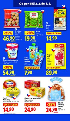 akční leták Lidl 2.2.2026-4.2.2026