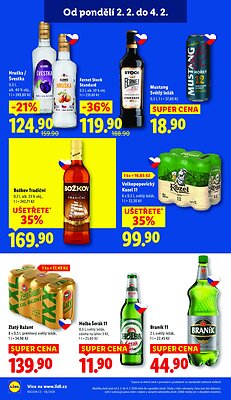 akční leták Lidl 2.2.2026-4.2.2026