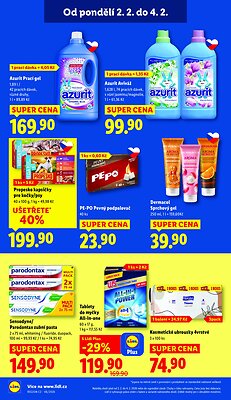 akční leták Lidl 2.2.2026-4.2.2026