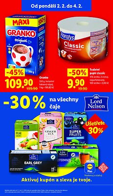 akční leták Lidl 2.2.2026-4.2.2026