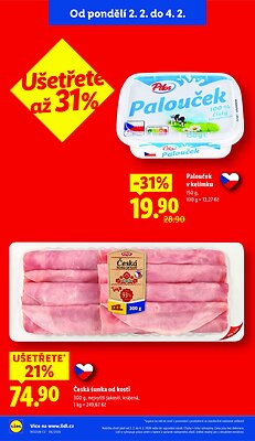 akční leták Lidl 2.2.2026-4.2.2026