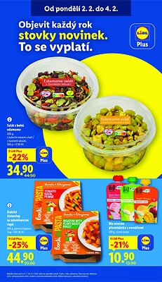 akční leták Lidl 2.2.2026-4.2.2026