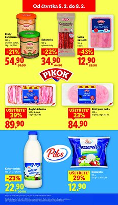 akční leták Lidl 5.2.2026-8.2.2026