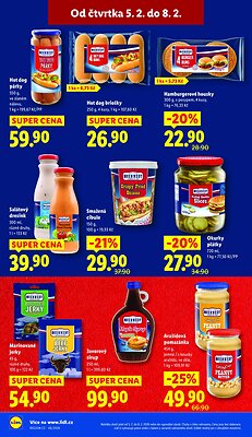 akční leták Lidl 5.2.2026-8.2.2026